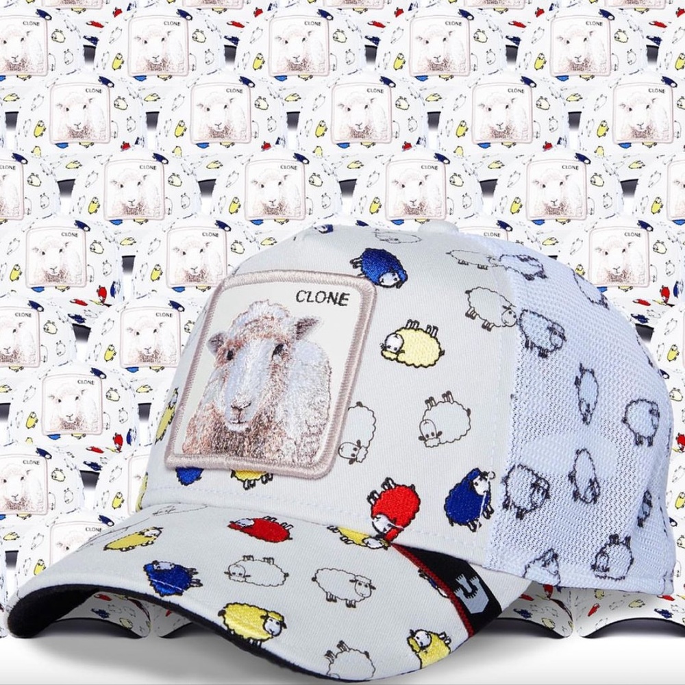 ⭐️NIB Limited Edition Goorin Brothers “Hello Dolly” Sheep Trucker H…